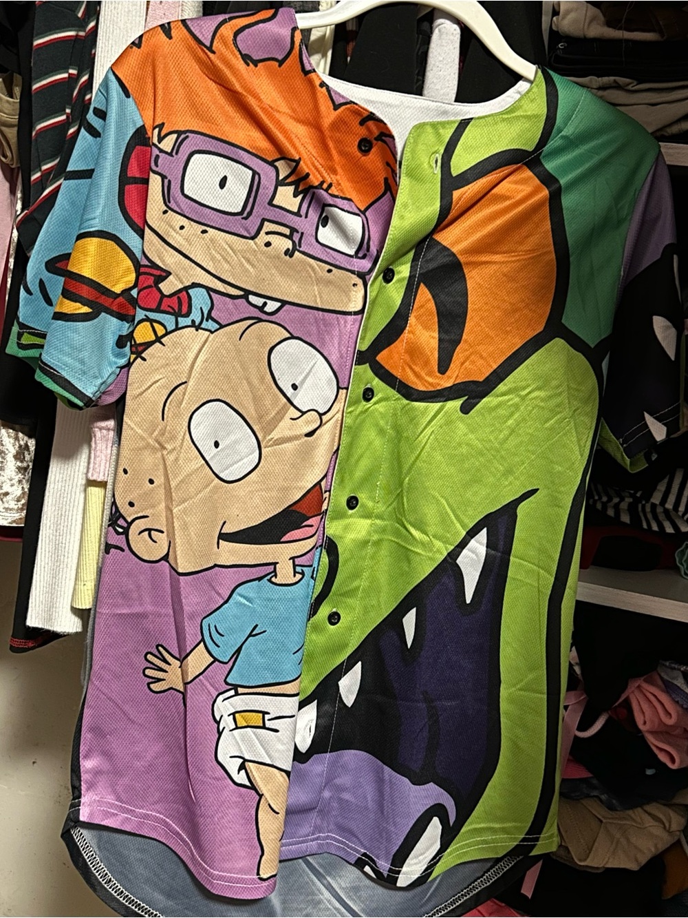 Nickelodeon Rugrat Shirt - green and purple